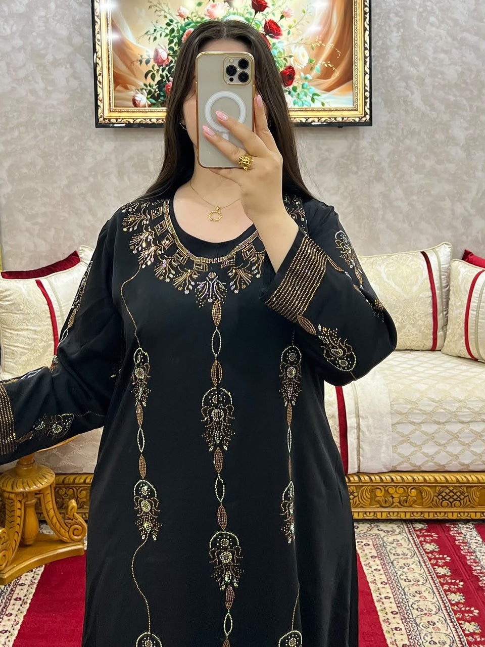 Gandora Alya – Crêpe Rosa & Strass