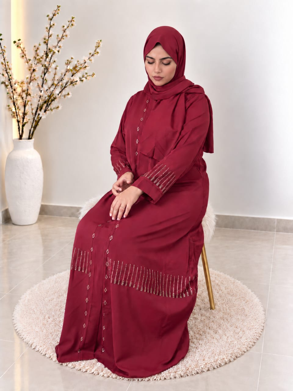 Abaya Élégance Diamant