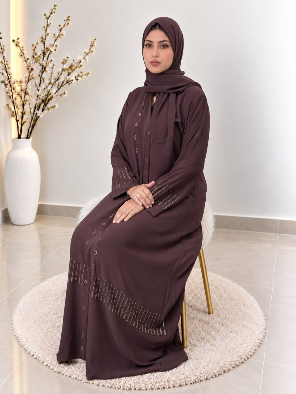 Abaya Élégance Diamant