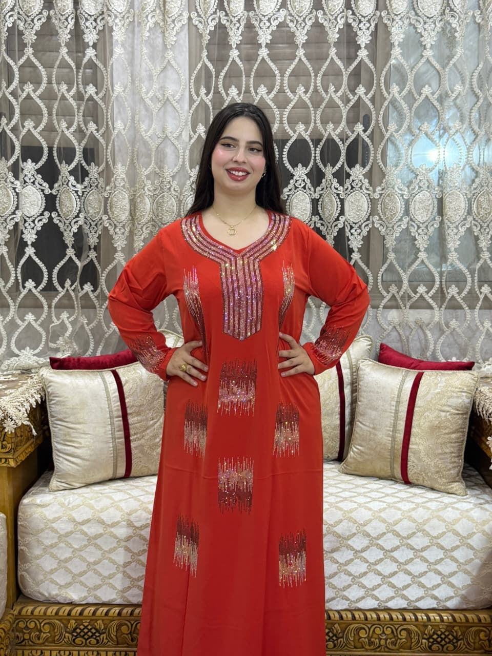 Gandora Nayla – Crêpe Rosa & Strass