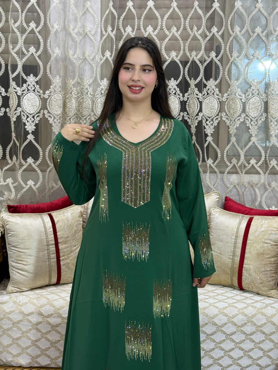 Gandora Nayla – Crêpe Rosa & Strass