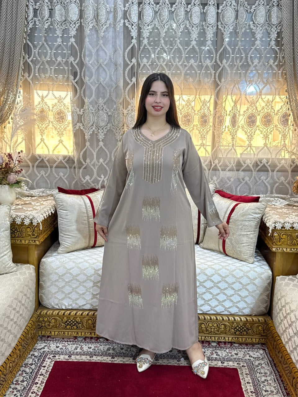 Gandora Nayla – Crêpe Rosa & Strass