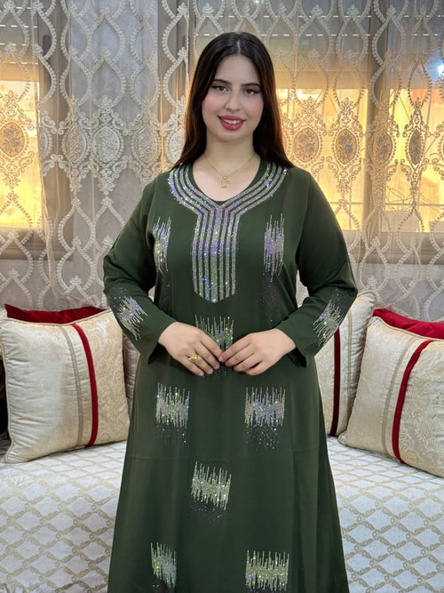 Gandora Nayla – Crêpe Rosa & Strass