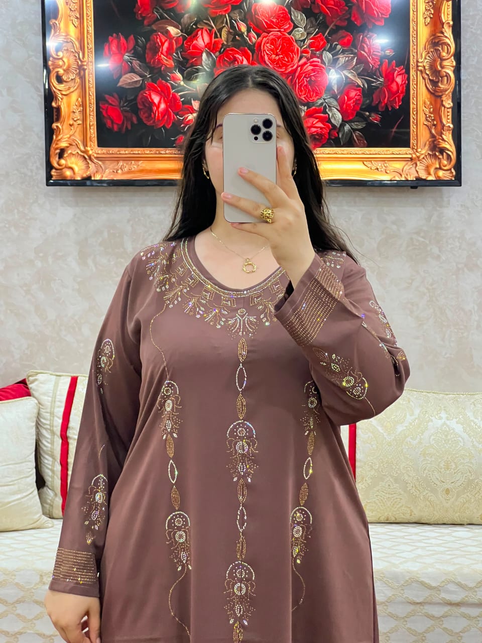 Gandora Alya – Crêpe Rosa & Strass