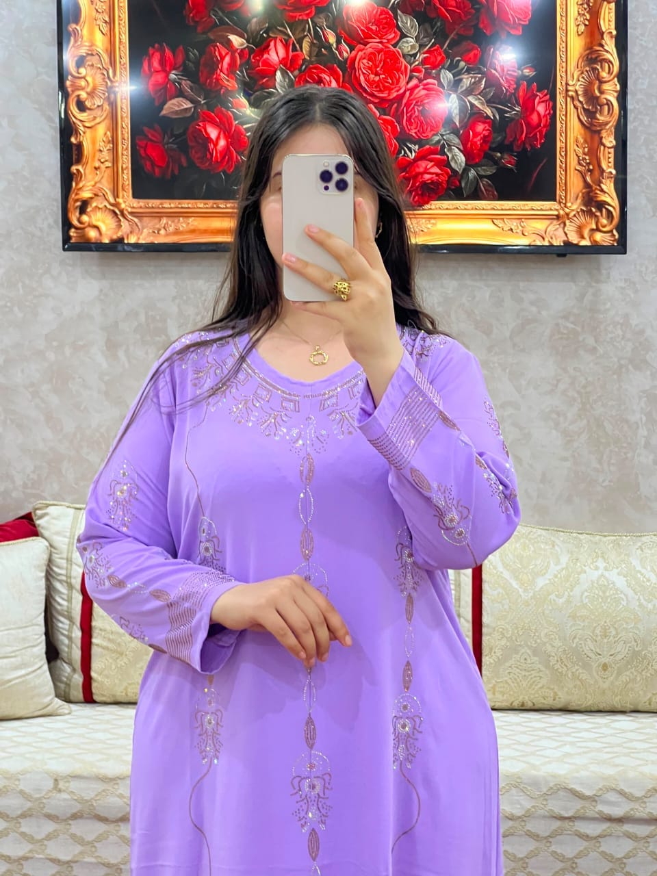 Gandora Alya – Crêpe Rosa & Strass