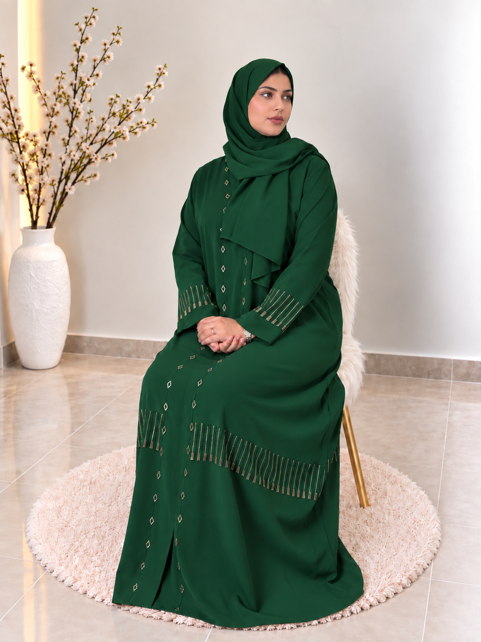 Abaya Élégance Diamant